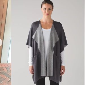 Lululemon After Asana Wrap Dark Carbon/Medium Grey